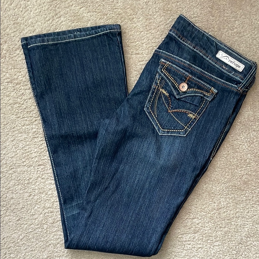 Refuge Women's Blue Jeans -